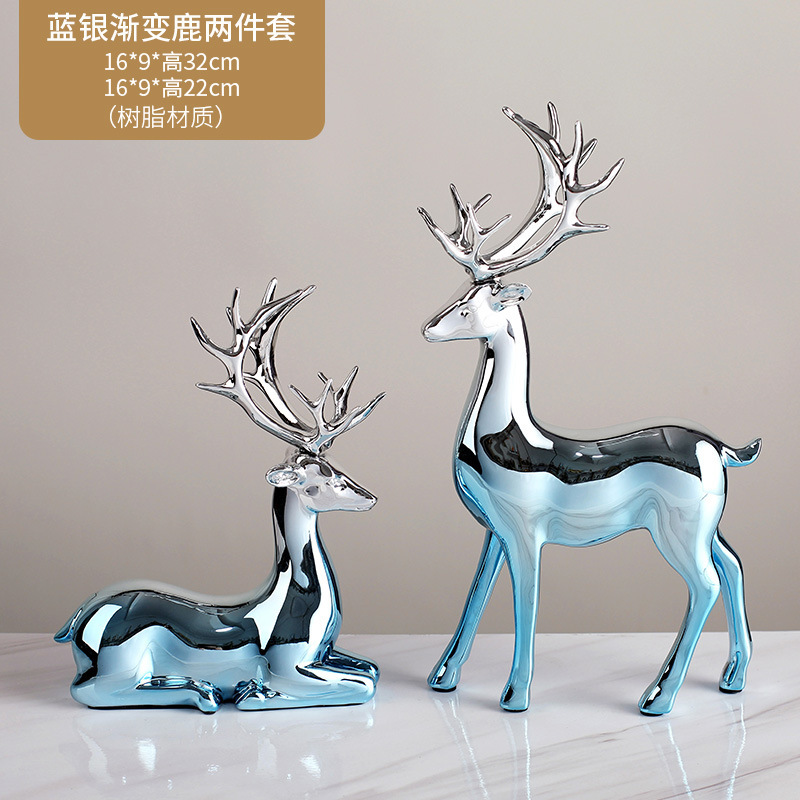 リビングルームの置物は軽くて豪華で高級な雰囲気のお酒棚の装飾品です。