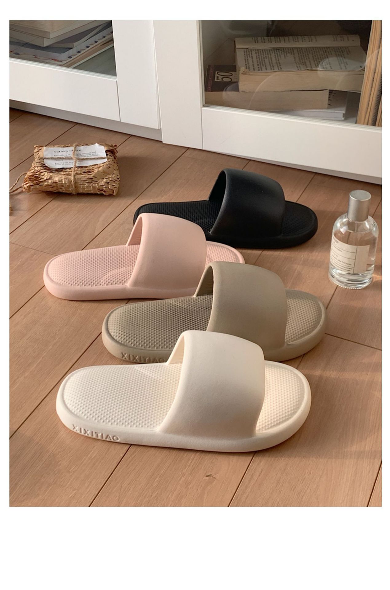 Women's Basic Solid Color Open Toe Slides Slippers display picture 6