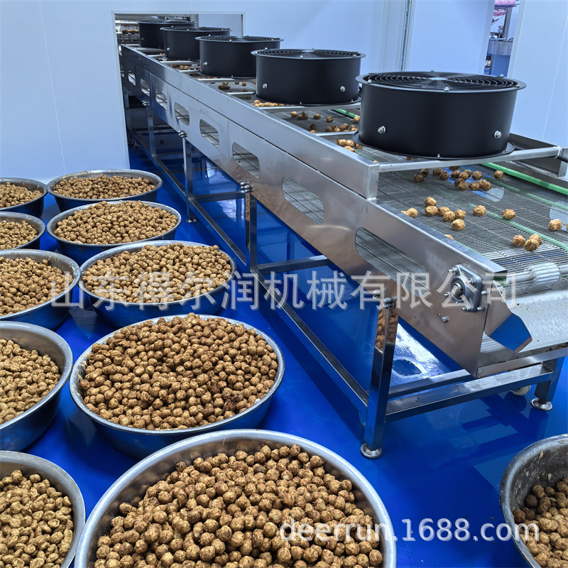 全自动虎皮鸡蛋油炸机 鹌鹑蛋上浆上糠机生产线 售后保障 省人工