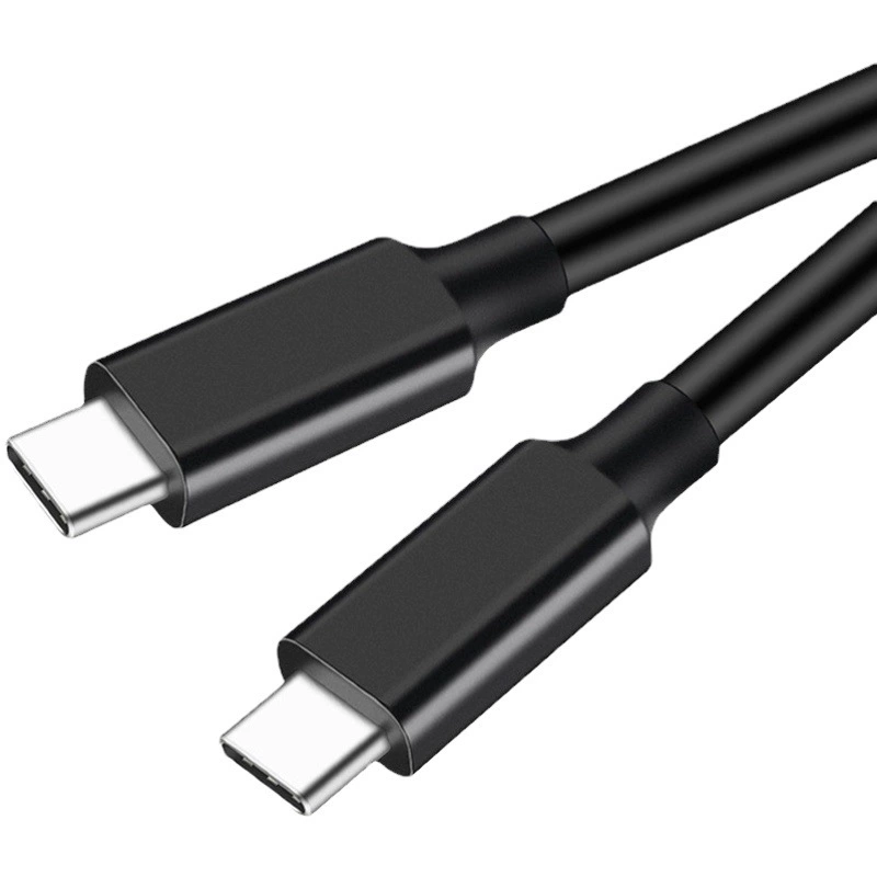 Кабель для передачи данных type-ctoc, портативный, для экрана, 20 Гбит/с, для жесткого диска, USB3.2, двусторонний, для проекции на экран 8K, быстрая зарядка 240 Вт