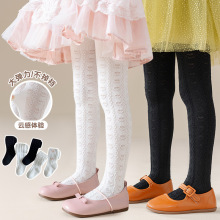 女童新款春秋款洛丽塔纯色系列五款不同花型连裤袜儿童连裤袜