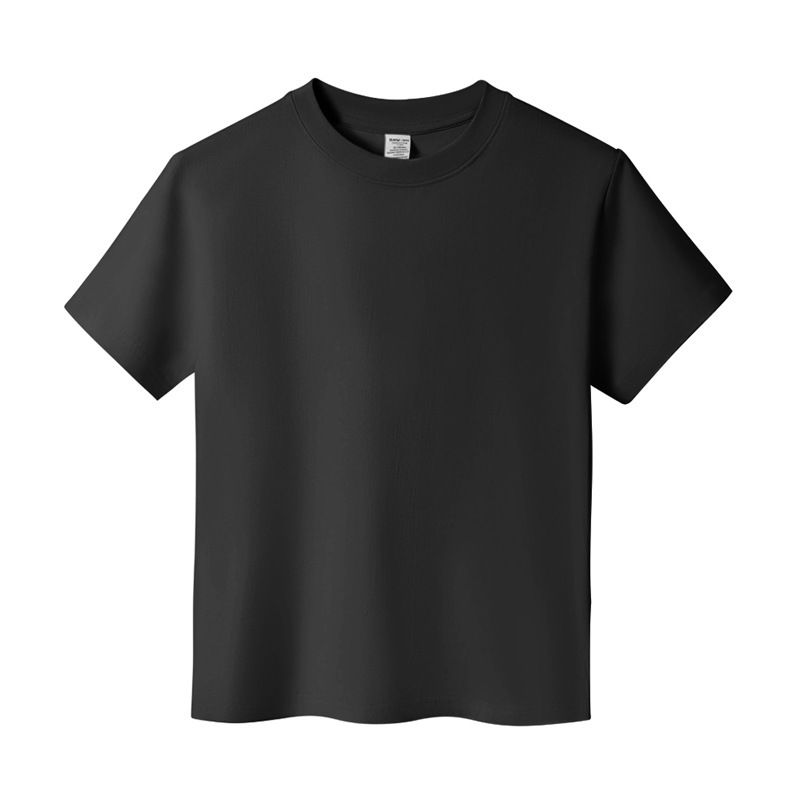 240gヘビーウェイトピュアコットン半袖Tシャツ、男性と女性用、夏カジュアルルーズラウンドネックソリッドカラー半袖ボトムストップ|undefined