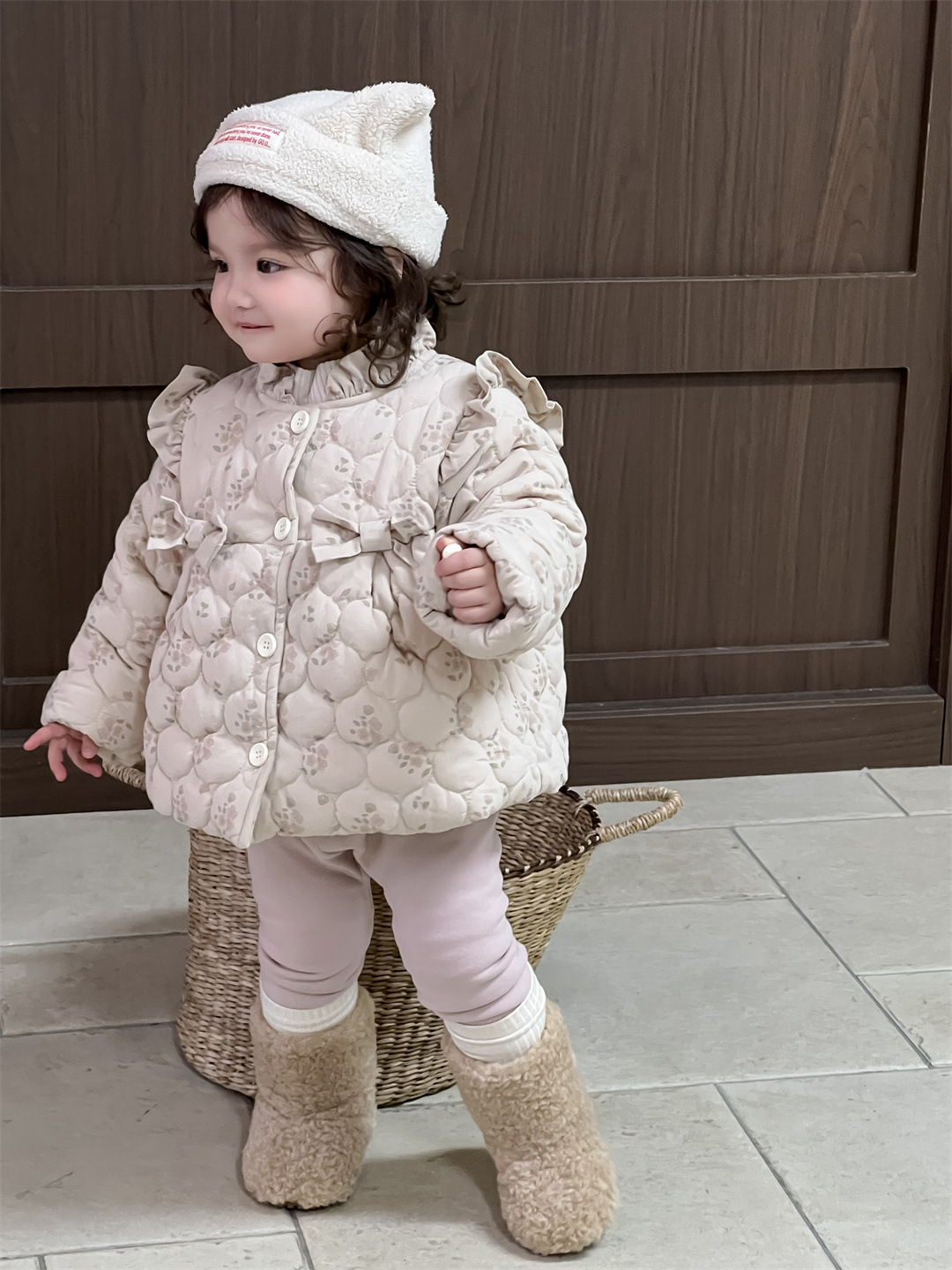 Niñas chaqueta de algodón de invierno para niños ropa de invierno de algodón gruesa ropa infantil coreana chaqueta de invierno de algodón ropa cálida