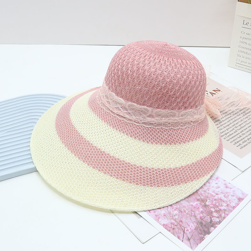 Sombrero de paja para mujer, UV, playa