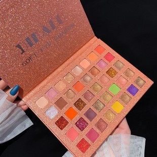 DIKALU40 color eyeshadow plate ins super popular earth Color Matte Pearlescent mashed potatoes unicorn eyeshadow wholesale