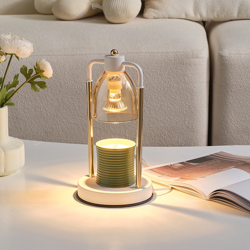 Romantic Bedroom Dimmable Aromatherapy Lamp Bedside Table Lamp Melting Candle Diffusing Incense Fireless Liftable Melting Wax Lamp Creative Gift