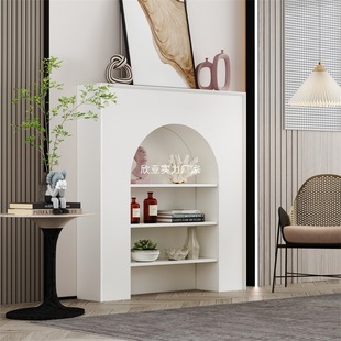 Living Room Decorative Cabinet, Realistic Fireplace Cabinet, Minimalist White Decorative Cabinet, Storage Rack, Display Cabinet, Cave Xuanzhi New