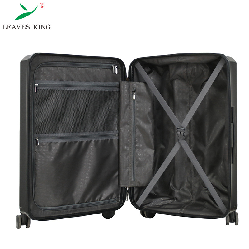 Bộ vali lồng nhau 3 size 20-24-28 inch thiết kế tối giản, nhẹ, bánh xe xoay 360 độ — màu xanh nhạt, màu đen, màu tím nhạt, màu xanh lá cây chi tiết 6