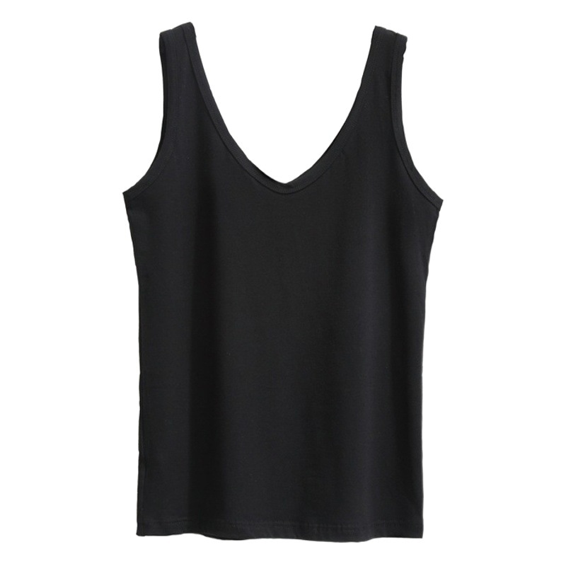 200/300kg V-neck vest extra size women's fat MM solid color base shirt plus fat to increase 240kg jacket 220