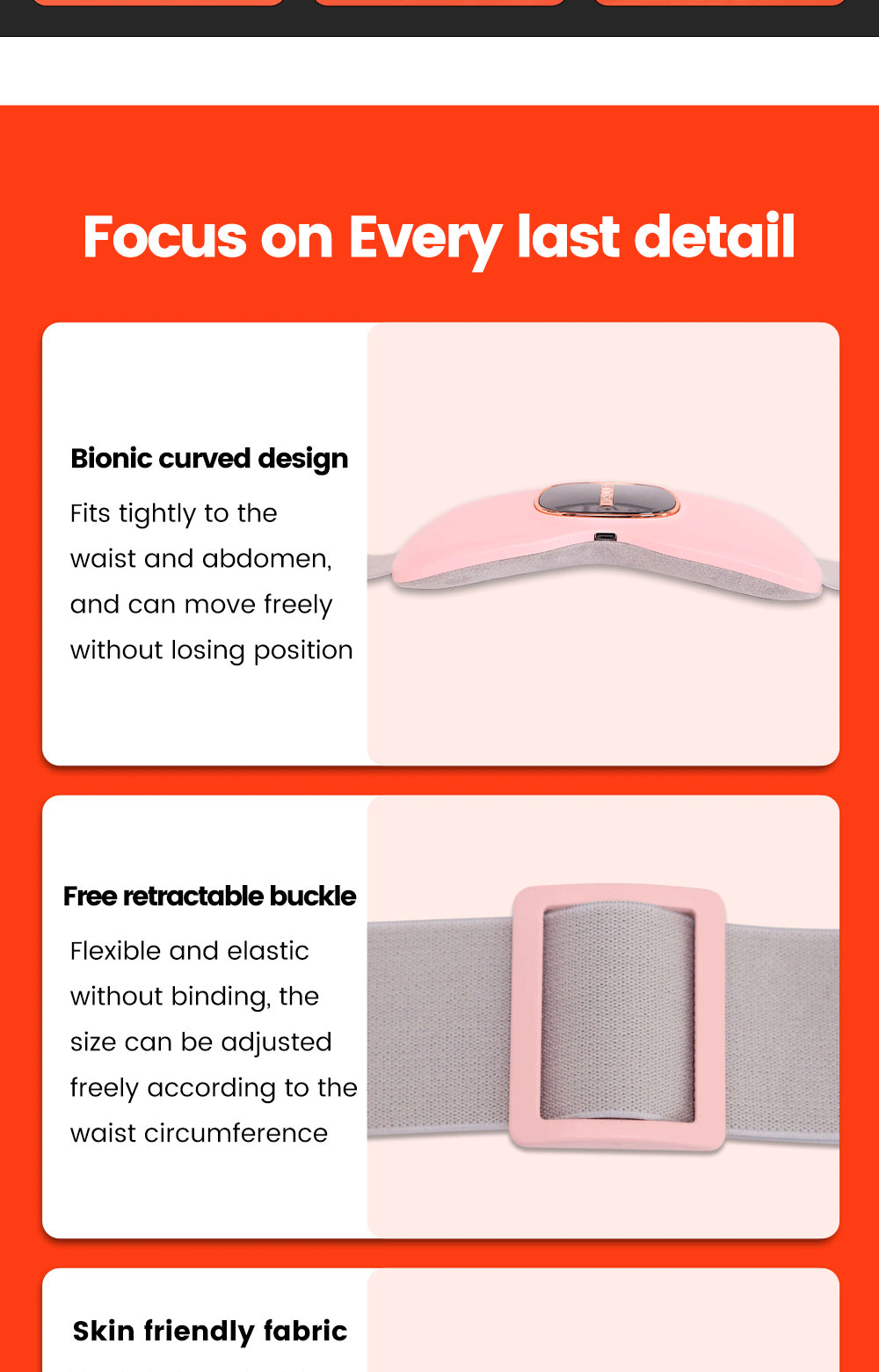 新品暖宫腰带礼盒宫寒加热大姨妈神器女生月经期痛经电热按摩神器