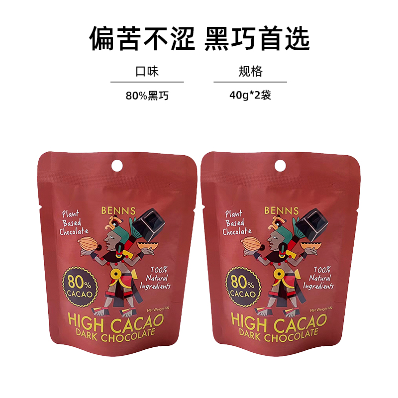 [공유팩] 블랙챠오 80%*2