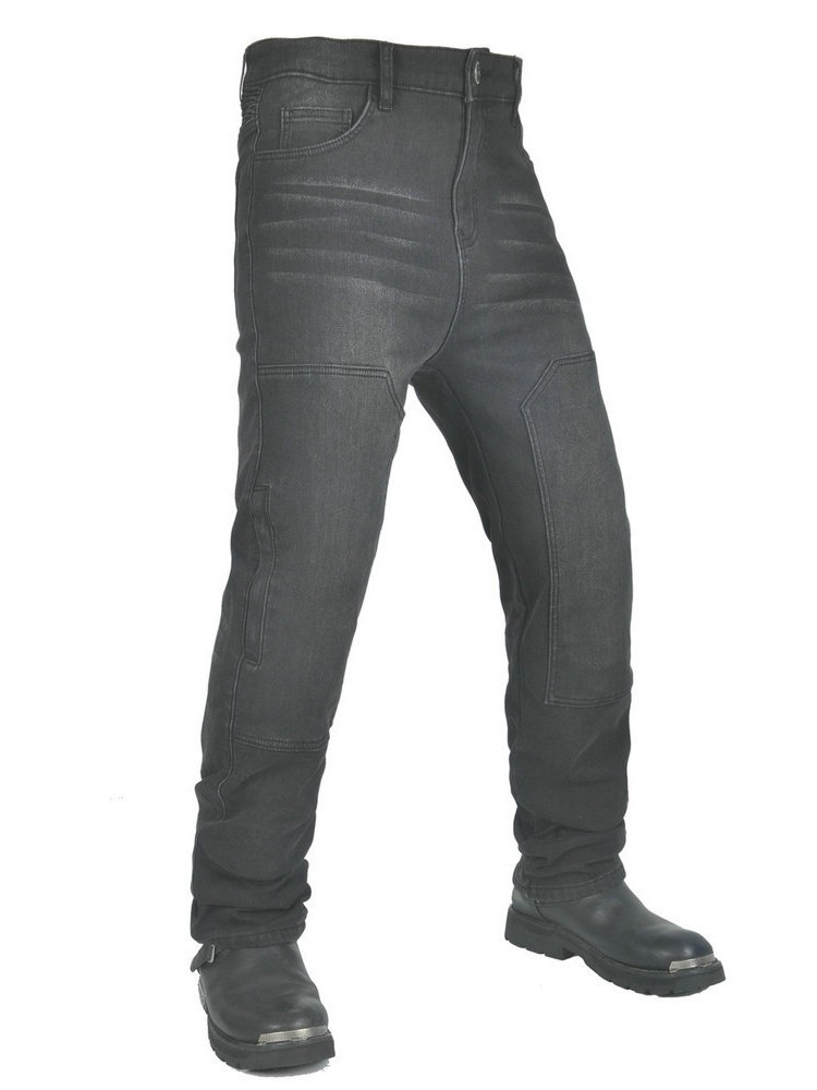 VOLERO jeans de motocicleta hombres y mujeres herramientas americanas ociosas locomotora elástica retro paseo a través de la carretera pantalones anticaídas