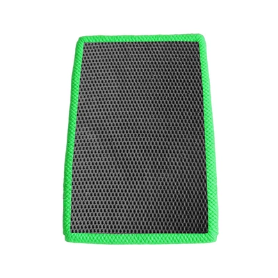 Car cleaning tools – perforated magic clay gloves, clay - hollowed-out-clay-surface-grid-point-clay-grinding-gloves-green
