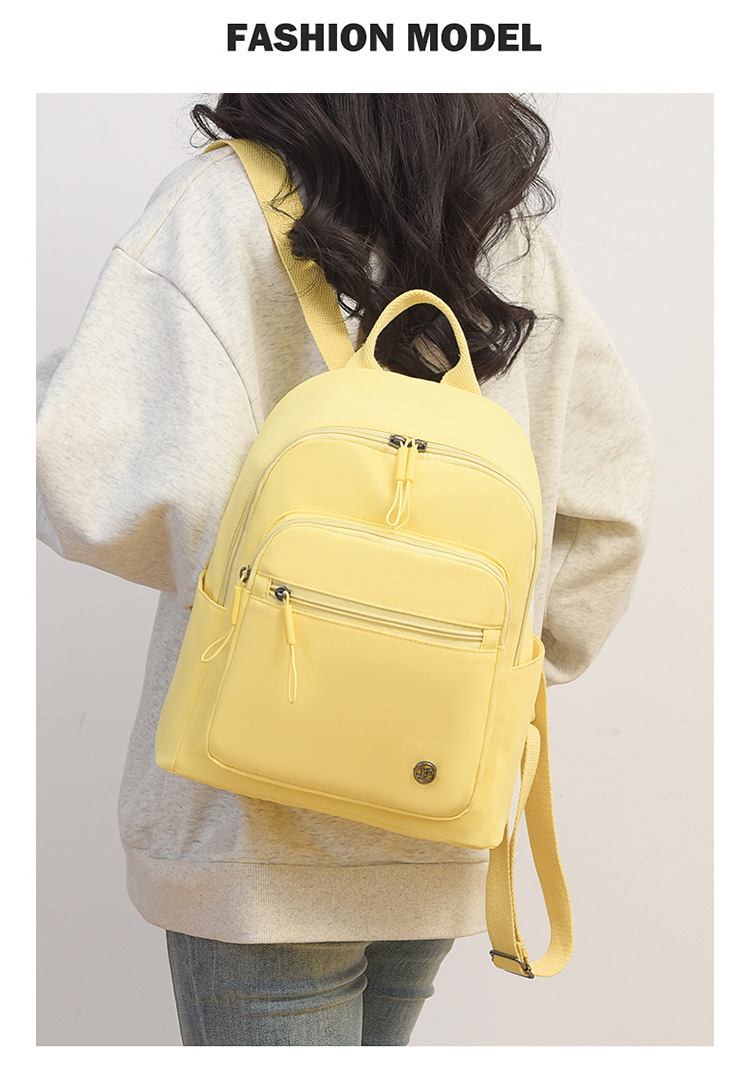 Large-capacity student backpack 2025 Popular new style Japanese and Korean trendy macaron color travel and leisure backpack undefined