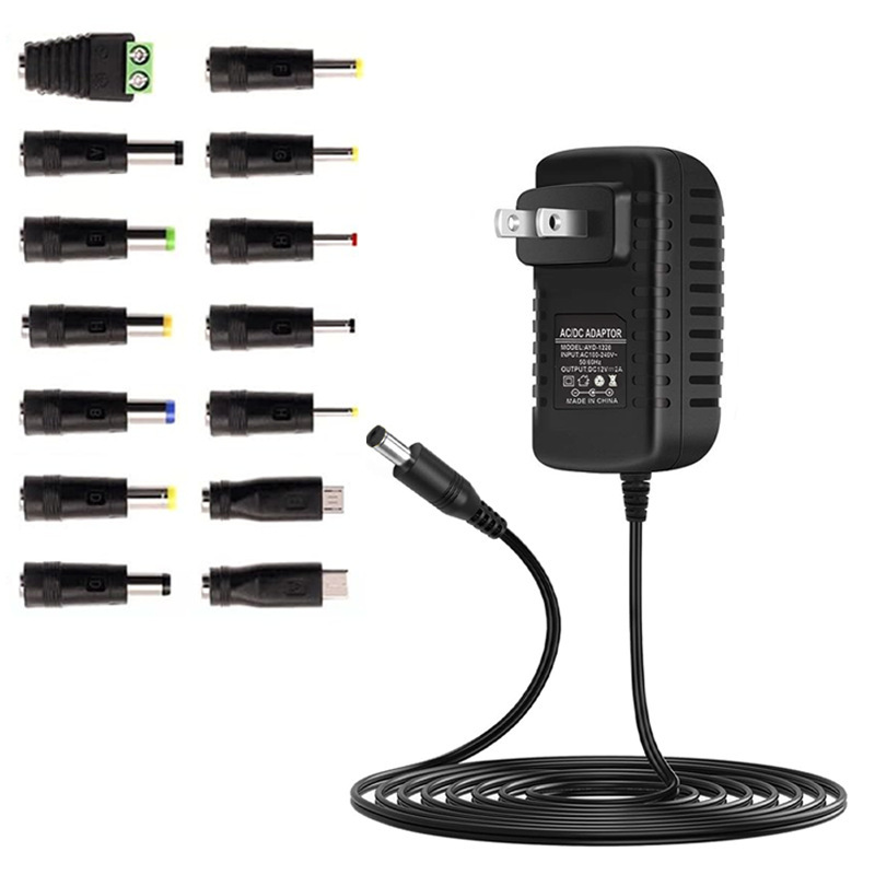 12V2A Router Led Light Strip Cctv Camera Power Adapter 24W Multi-Function Charger 12V2A Router Led Light Strip Cctv Camera Power Adapter 24W Multi-Function Charger