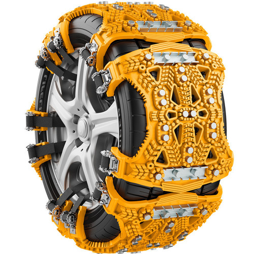Tire anti-skid chain armor car SUV winter anti-sideslip manganese steel metal complete set of universal anti-skid chains for the whole vehicle