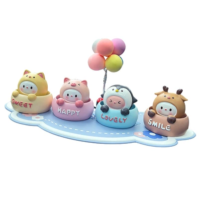 Car ornaments: Shaking Head Animal Dolls, Car
