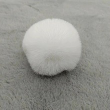 厂家现货批发仿獭兔毛球7公分毛球DIY饰品包包挂饰配件箱包毛绒球