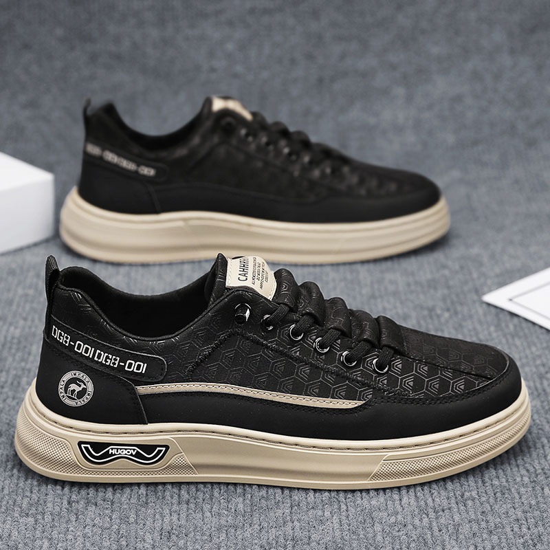 Zapatos de deporte para estudiantes, zapatos de hombre, primavera y verano 2025, nuevos zapatos de moda de tela de paraguas de todo fósforo, zapatos deportivos casuales transpirables para hombre