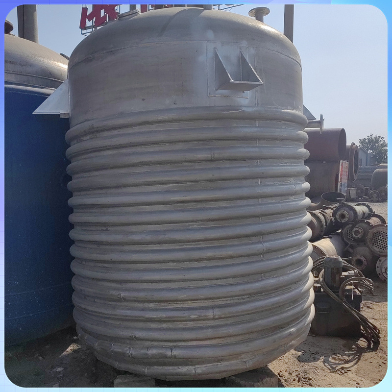 出售二手外盘管反应釜 电加热反应釜设备 316不锈钢搅拌设备