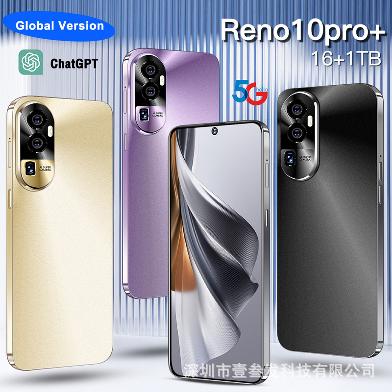 New Reno10Pro (2+16g) 7.3-Inch 5g All-In-One Export Cross-Border Popular Smartphone Factory