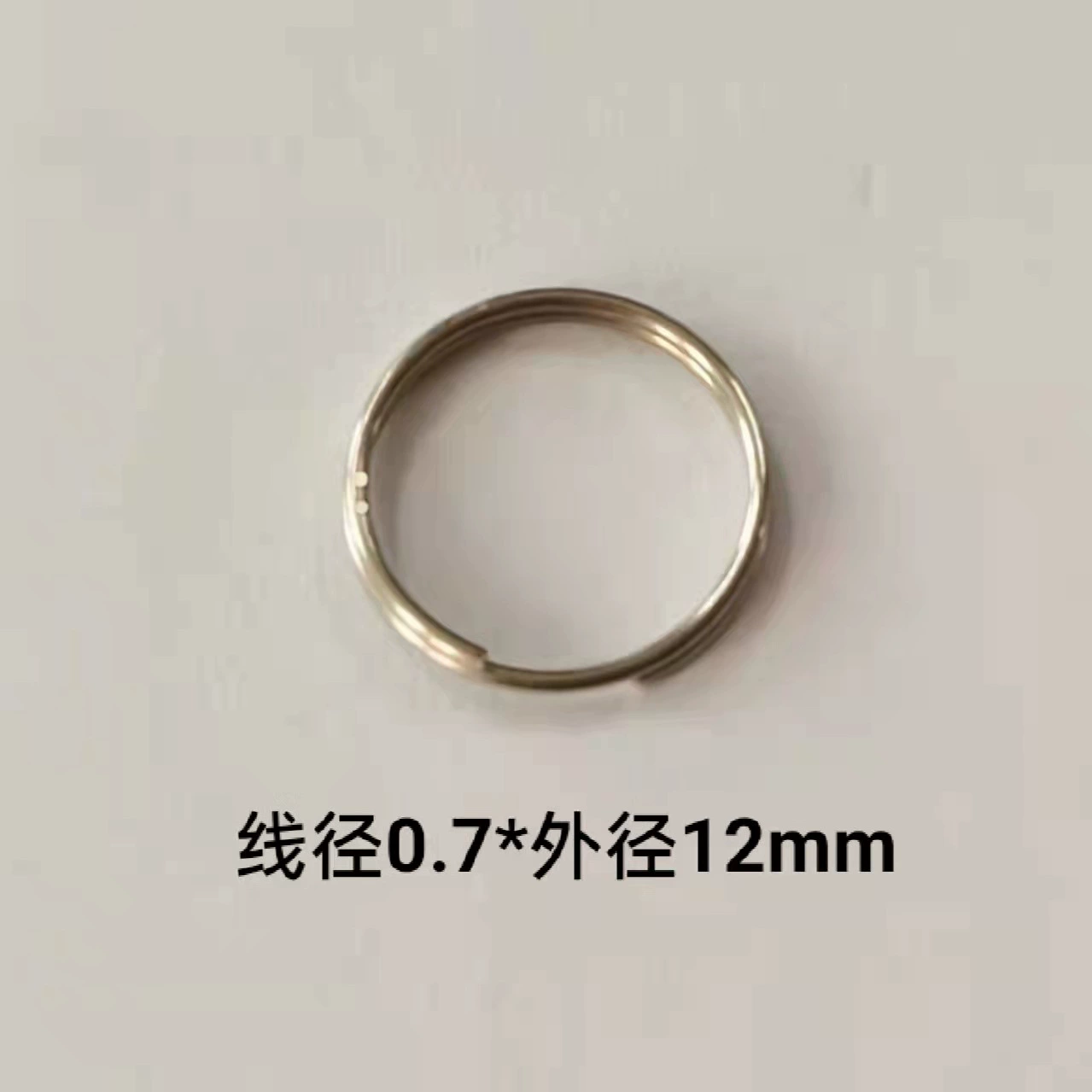 Никелированная Нержавеющая Сталь Ювелирные изделия Пряжка ювелирные изделия двойное кольцо брелок аксессуары брелок