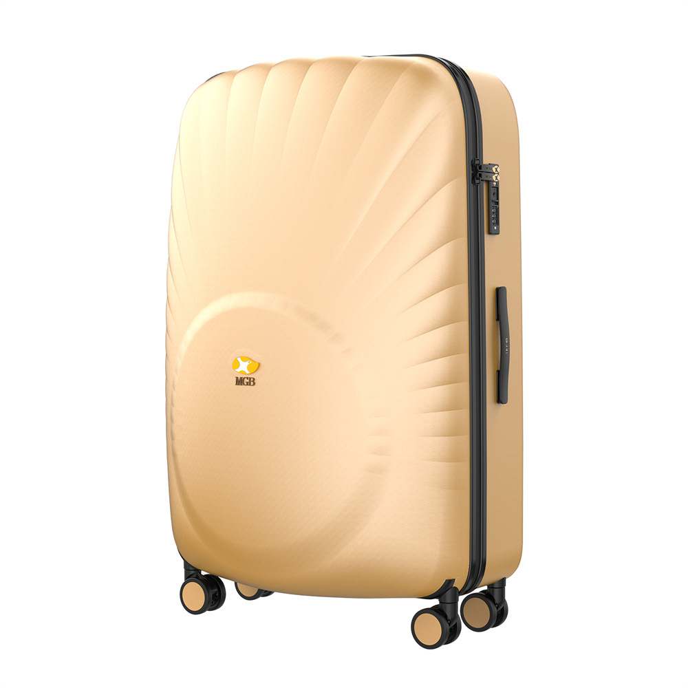 Vali kéo nhựa PC 20 inch chống nước, bền bỉ, phù hợp hành lý xách tay lên máy bay — Màu trắng chi tiết 2