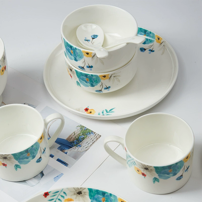Ceramic tableware for home use, wineglass, set, wholesale