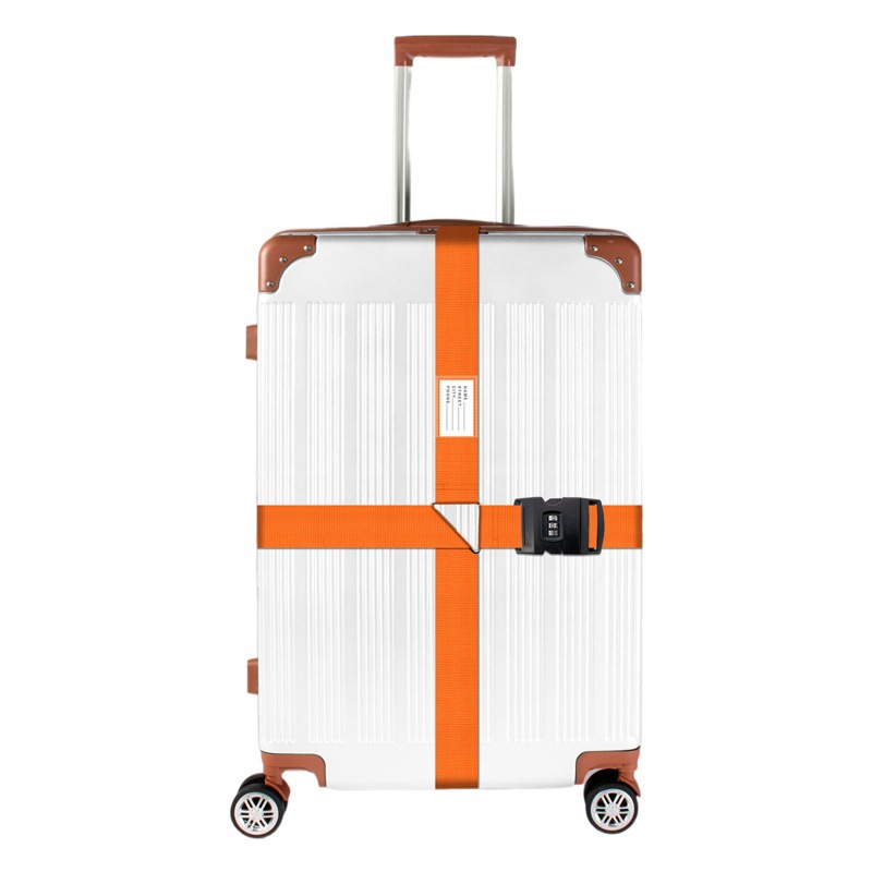 Cross-Border Cross Password Straps, Thickened Wear-Resistant and Explosion-Proof Suitcase Straps, Trolley Case Overseas Password Lock Straps