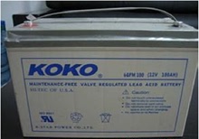 KOKO美國可可蓄電池6GF100儲能12V100AH太陽能直流屏船舶基站風