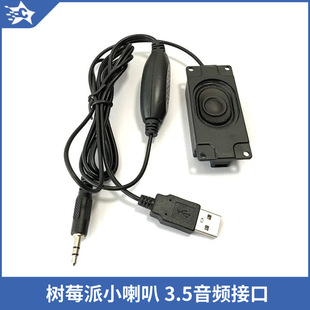 Raspberry Pi 4B/3B+/2B Power Amplifier Mini Small Audio Speaker Speaker Computer Speaker