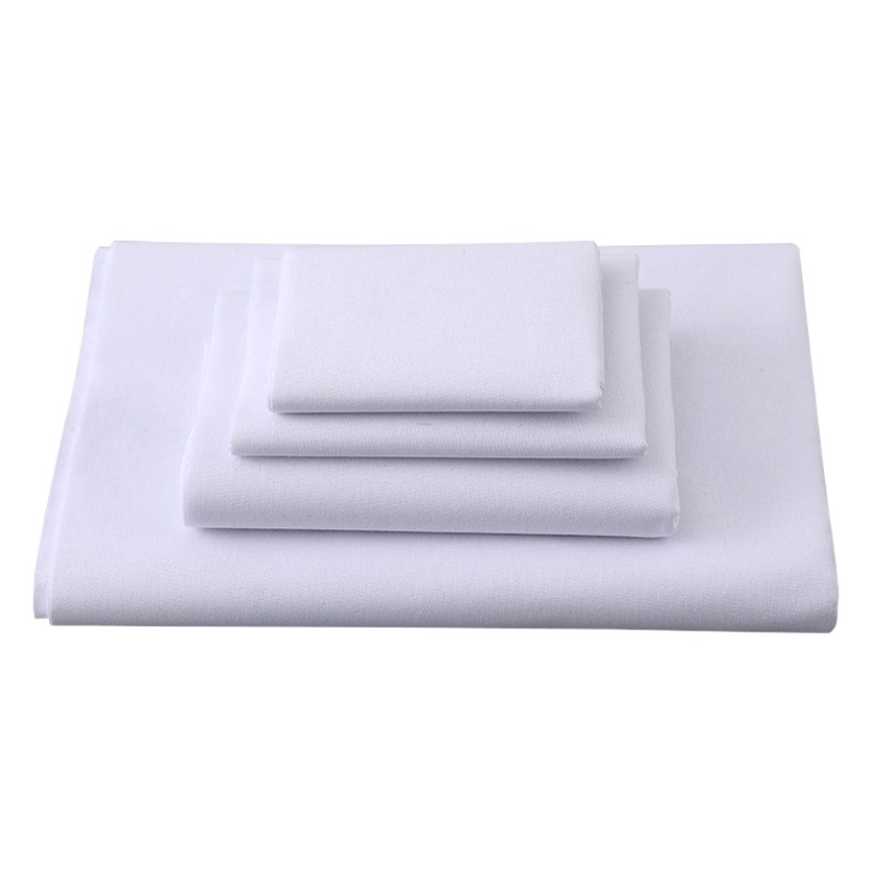 Pure Cotton Tie-Dye Small Square Scarf Fabric DIY Children's Hand-Painted White Blank Fabric All-Cotton Embroidery Handkerchief Fabric