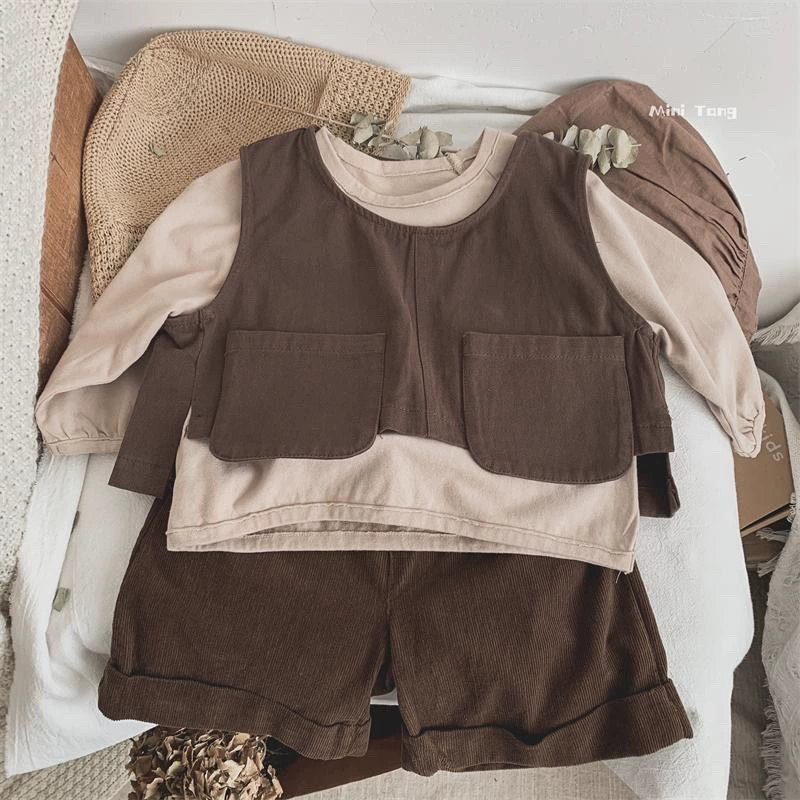 Осенняя детская длинная футболка/лонгслив для мальчиков и девочек, приятная к телу комфортная кофта, корейский стиль