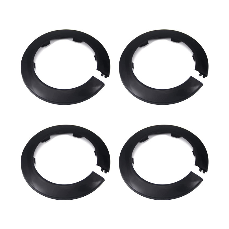 跨境排水管燃气管卡扣装饰圈中间可拆管道洞口遮丑消防下水管90mm