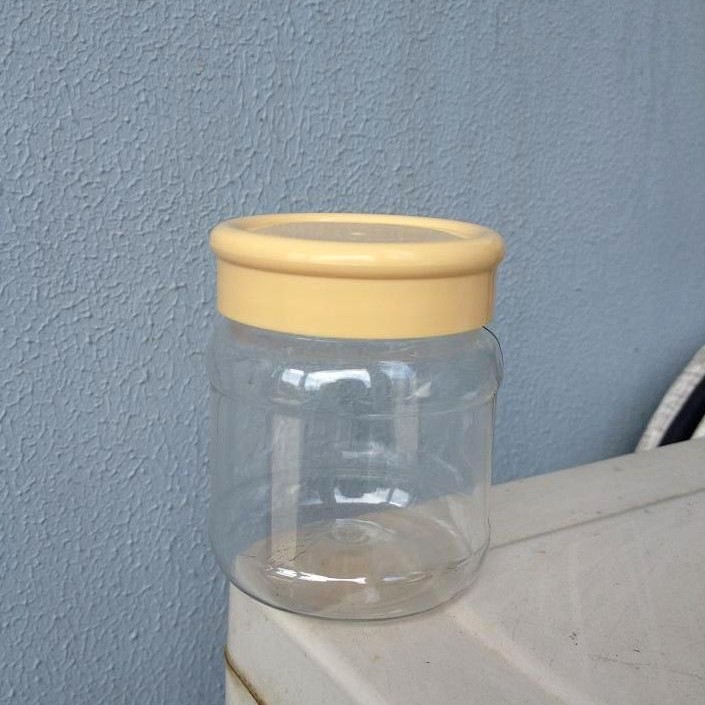 250g Round Honey Bottle 200ml Transparent PET Jar Plastic Bottle Spicy Sauce Bottle (GJ040)