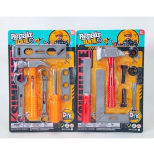 Cross-border children's play simulation maintenance tool screw pliers wrench hammer art knife toy suit