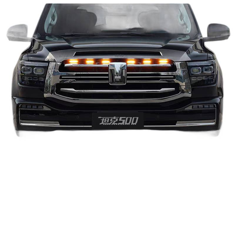 Aplicable para tanque 500 red pequeña lámpara amarilla LED lámpara diurna especial de un remolque cuatro / seis lámpara de rejilla de alta intensidad impermeable image 5
