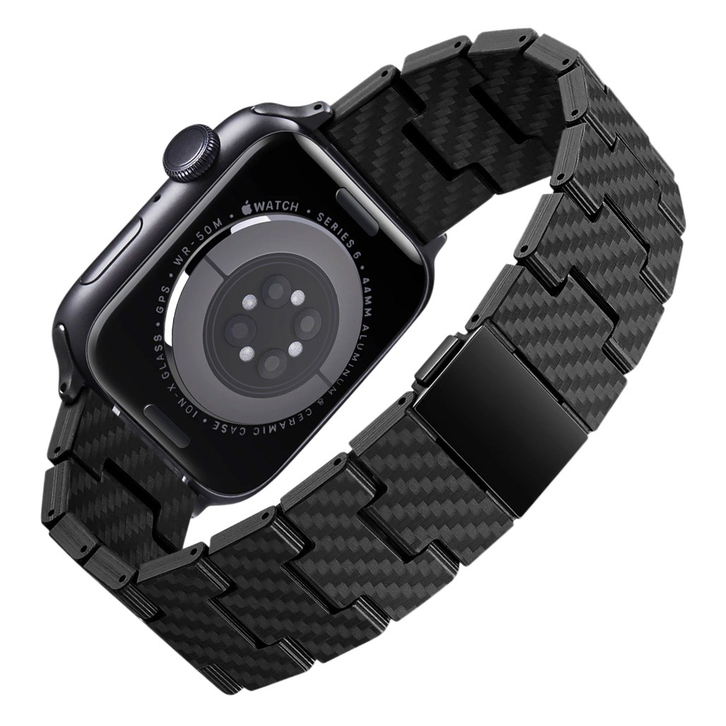 Nueva correa de reloj de fibra de carbono para Apple iwatch8/7/6/5/4/3/SE generación AppleWatch correa de reloj