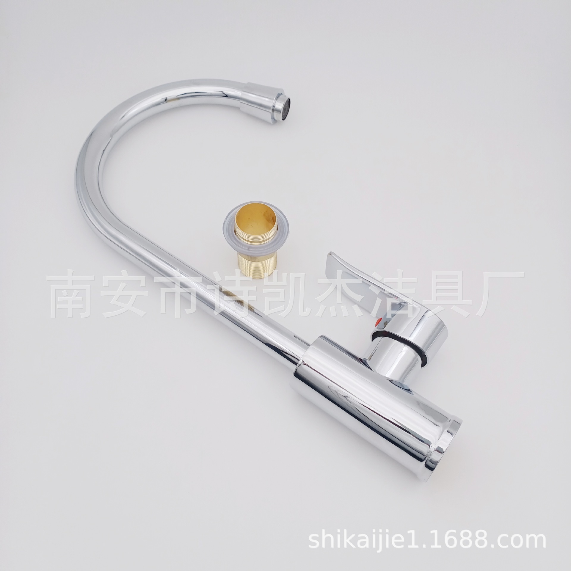 圆三通厨房水龙头冷热 洗菜盆水槽家用洗手面盆冷热水龙头