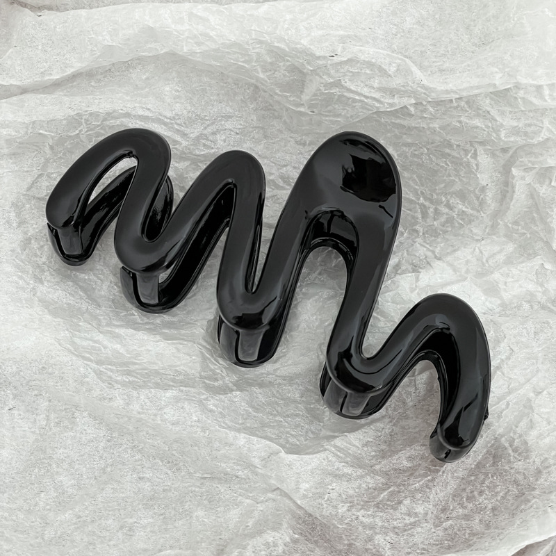 Clip de pelo de gran tamaño esmerilado simple Cabeza trasera updo horquilla de alto grado tiburón clip horquilla tocado al por mayor