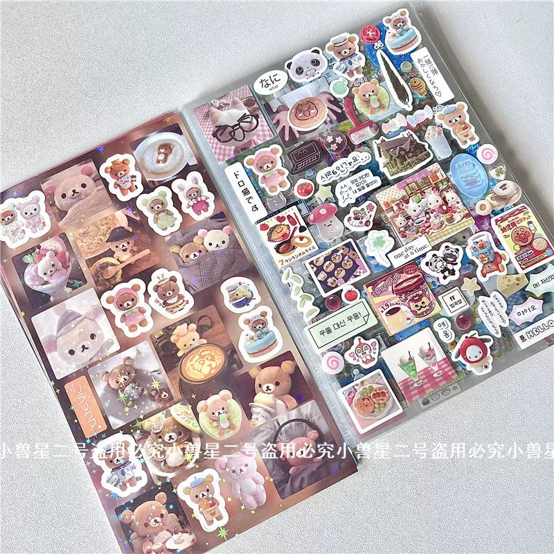 42 штуки без повторяющихся наклеек на пленку, Senbeel Clover Kitty, Easy Bear West Tomato Ancient Morning Wind Patch
