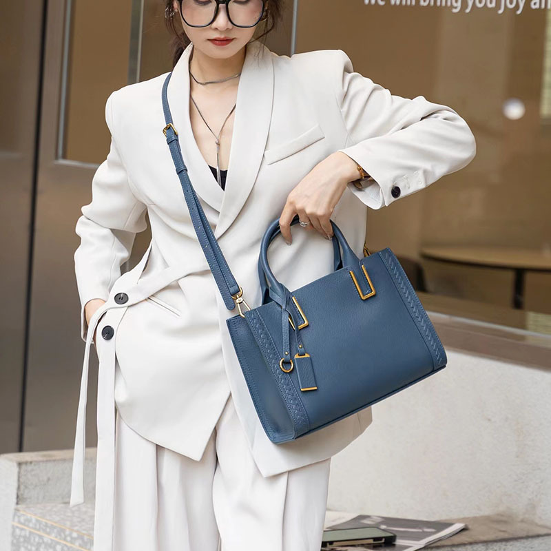 Bolsos de cuero transfronterizos para mujer Bolsos de Tote 2024 Bolsos de nuevo estilo Bolsos de mensajero de hombro casual de moda Bolsos de cuero de gran capacidad