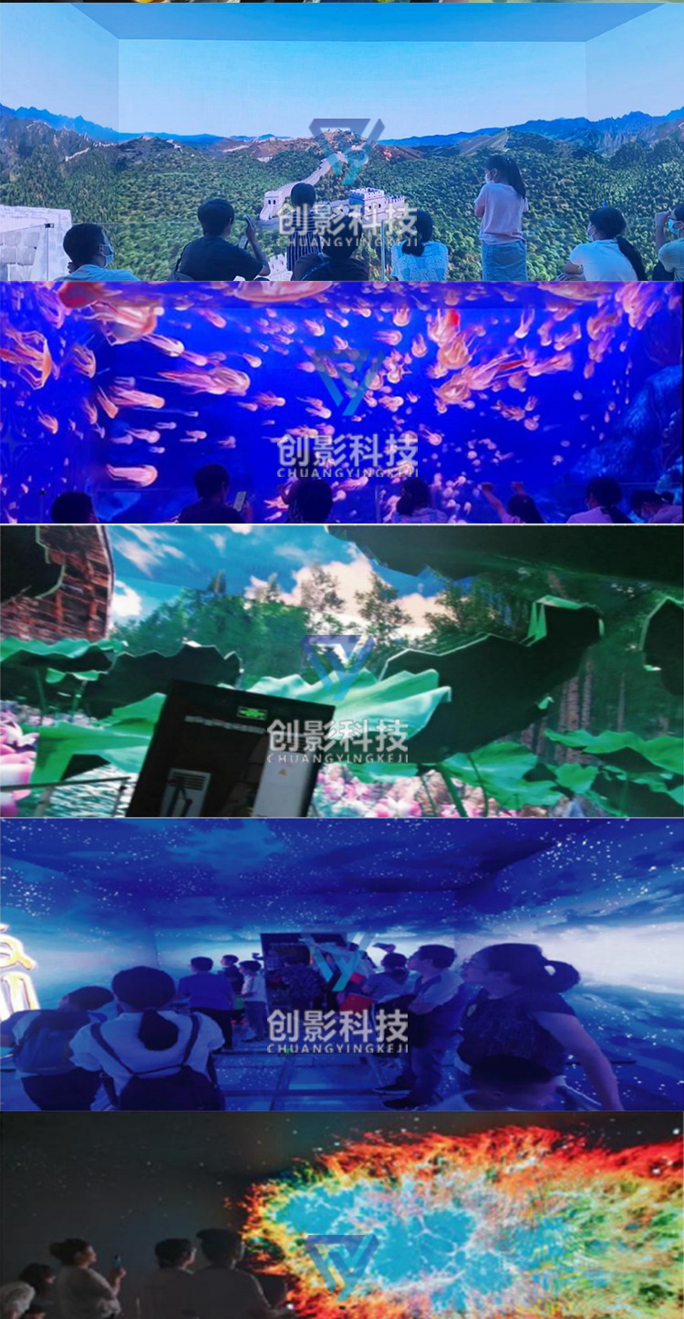 裸眼3d全息投影仪玻璃悬浮剧场电影院沉浸式幻境空间全息投影机-阿里巴巴