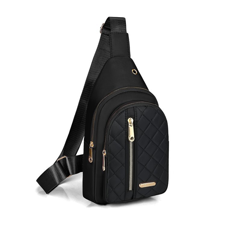 Bolso de mujer de comercio exterior al aire libre bolso de pecho de moda multicapa bordado bolso de hombro coreano bolso portátil de viaje de viaje