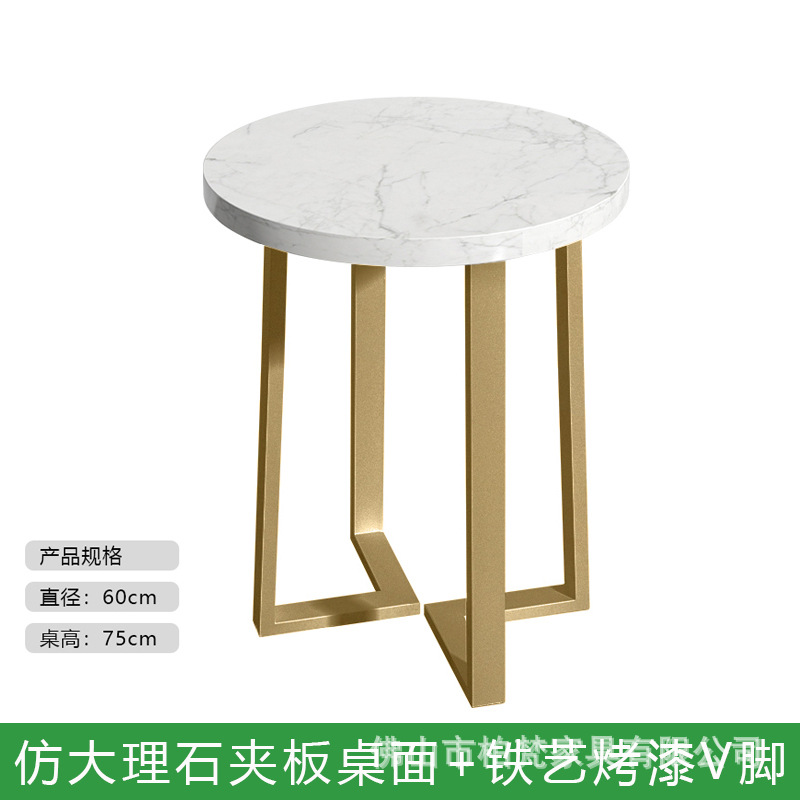 Mesa de mesa de leche personalizada mesa redonda de mármol tabla de roca mesa de comedor rápida mesa de comedor comercial