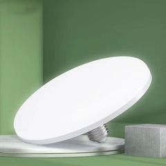 LED High-Profile Flying Saucer Bulb Household Independent Lighting E27 Screw Base Bulb Titan Gold White Aluminum Material Flying Saucer Lamp