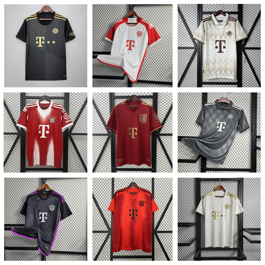2526 nueva camiseta del Bayern versión tailandesa de manga corta masculina local y visitante 125 aniversario de la versión conmemorativa del uniforme de fútbol del Oktoberfest