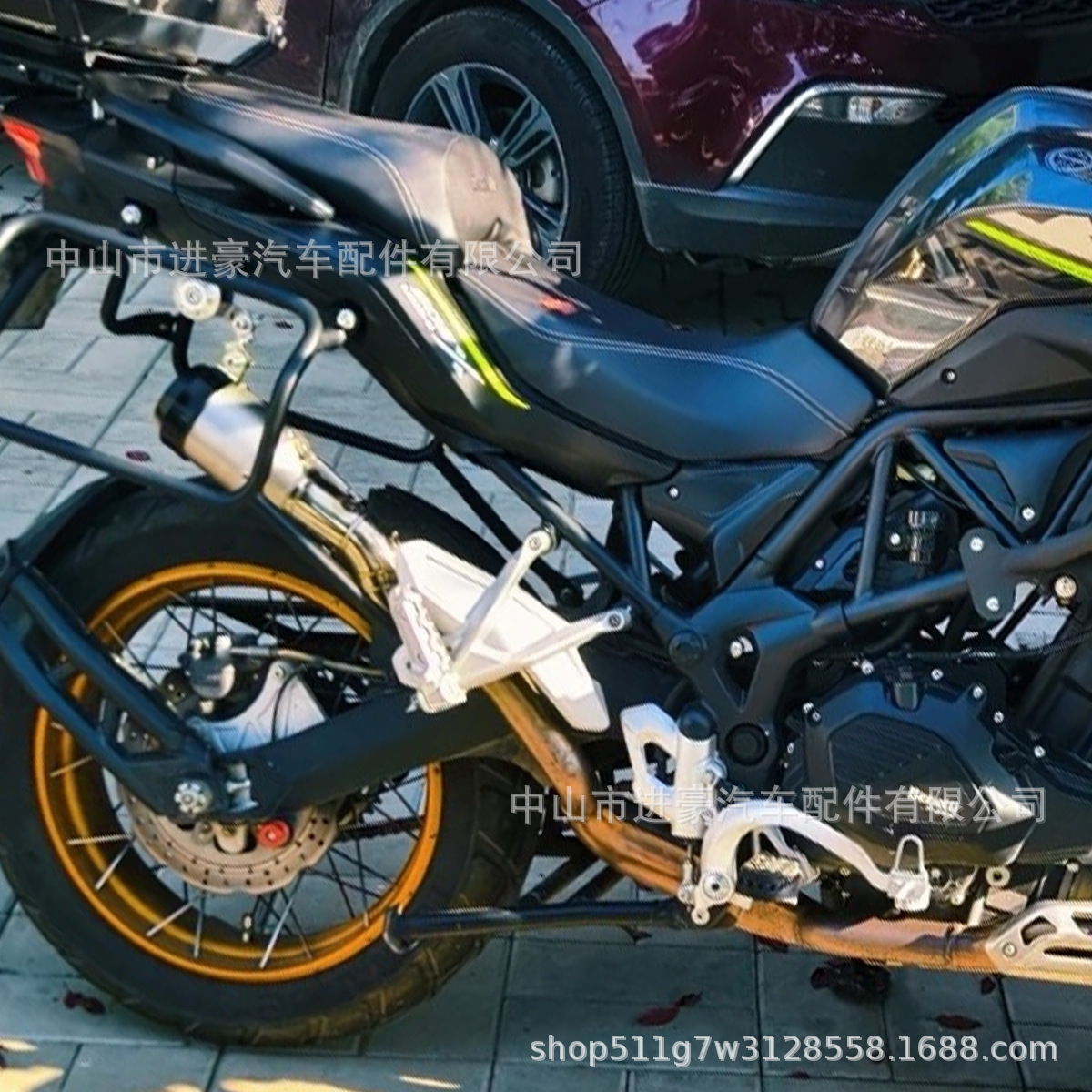 Suitable for Motorcycle Exhaust Pipe Modification, Original Factory Direct Sales Ar Short Tail Section Exhaust Pipe, Ar Exhaust Pipe Non-Destructive Installation