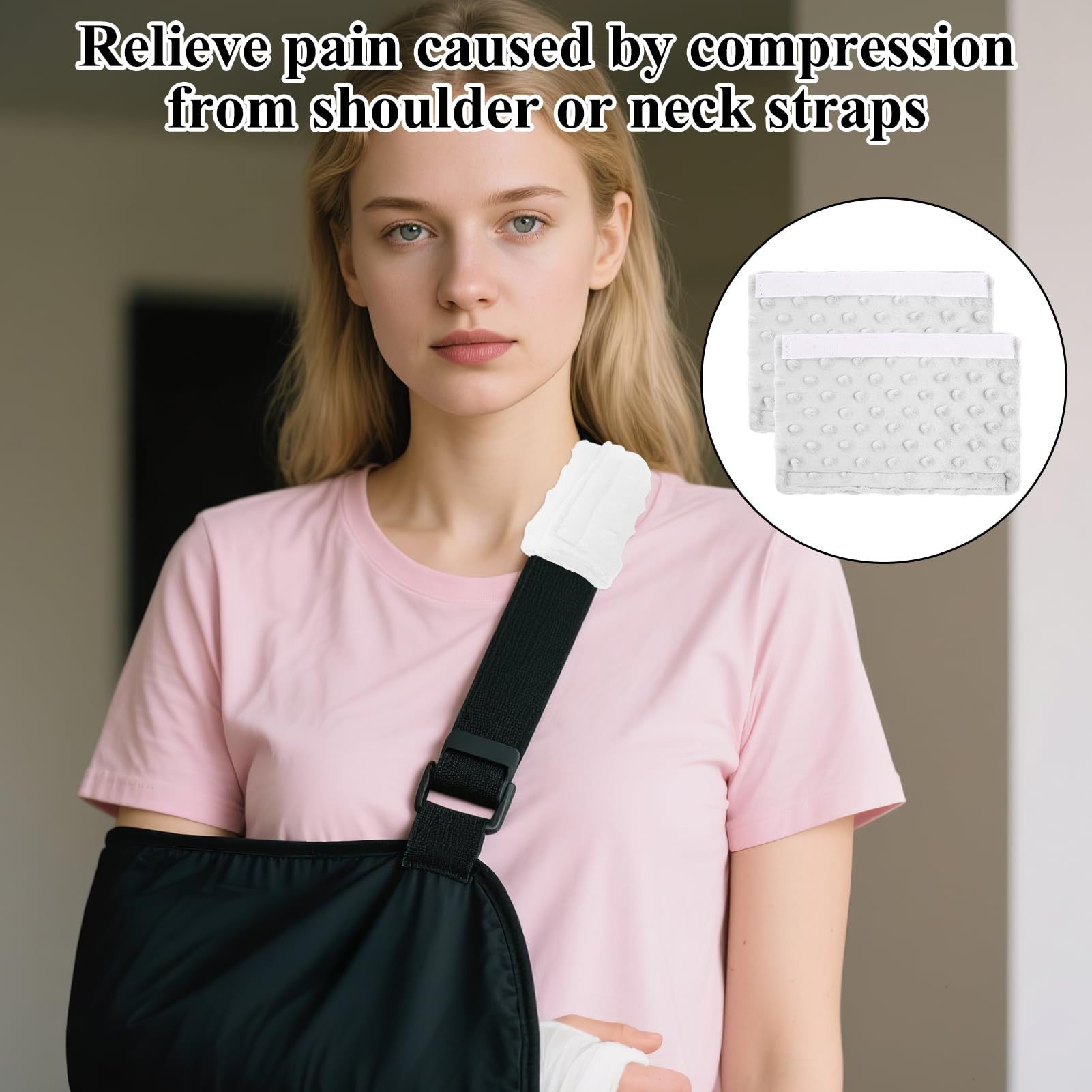 Beanie Fleece Car Shoulder Protector Backpack Shoulder Protector Shoulder Protector Anti-Wear Seat Belt