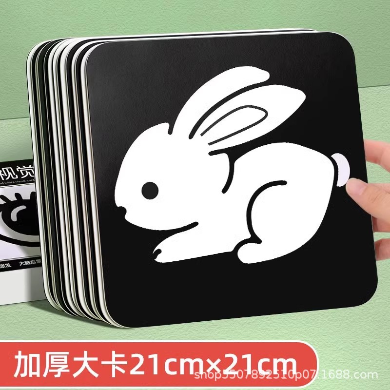 Tarjetas en blanco y negro para recién nacidos tarjetas de educación temprana tarjetas de seguimiento juguetes para niños pequeños tarjetas de color tarjetas de estimulación visual para bebés rojos y negros